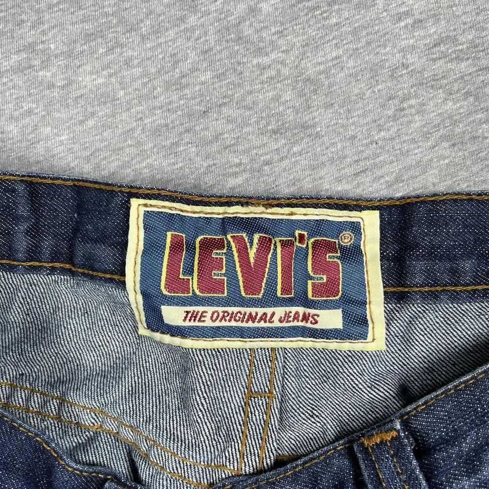 Levi's 514 Jeans Mens 34x32 Blue Medium Wash Straight Regular Denim